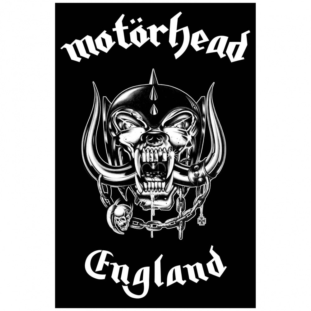 Motorhead England Poster Flag