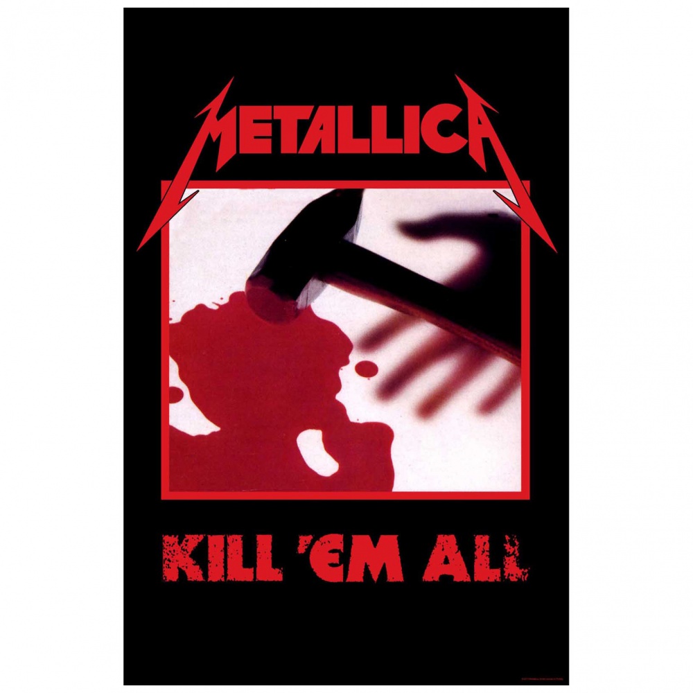 Metallica Kill Em All Poster Flag