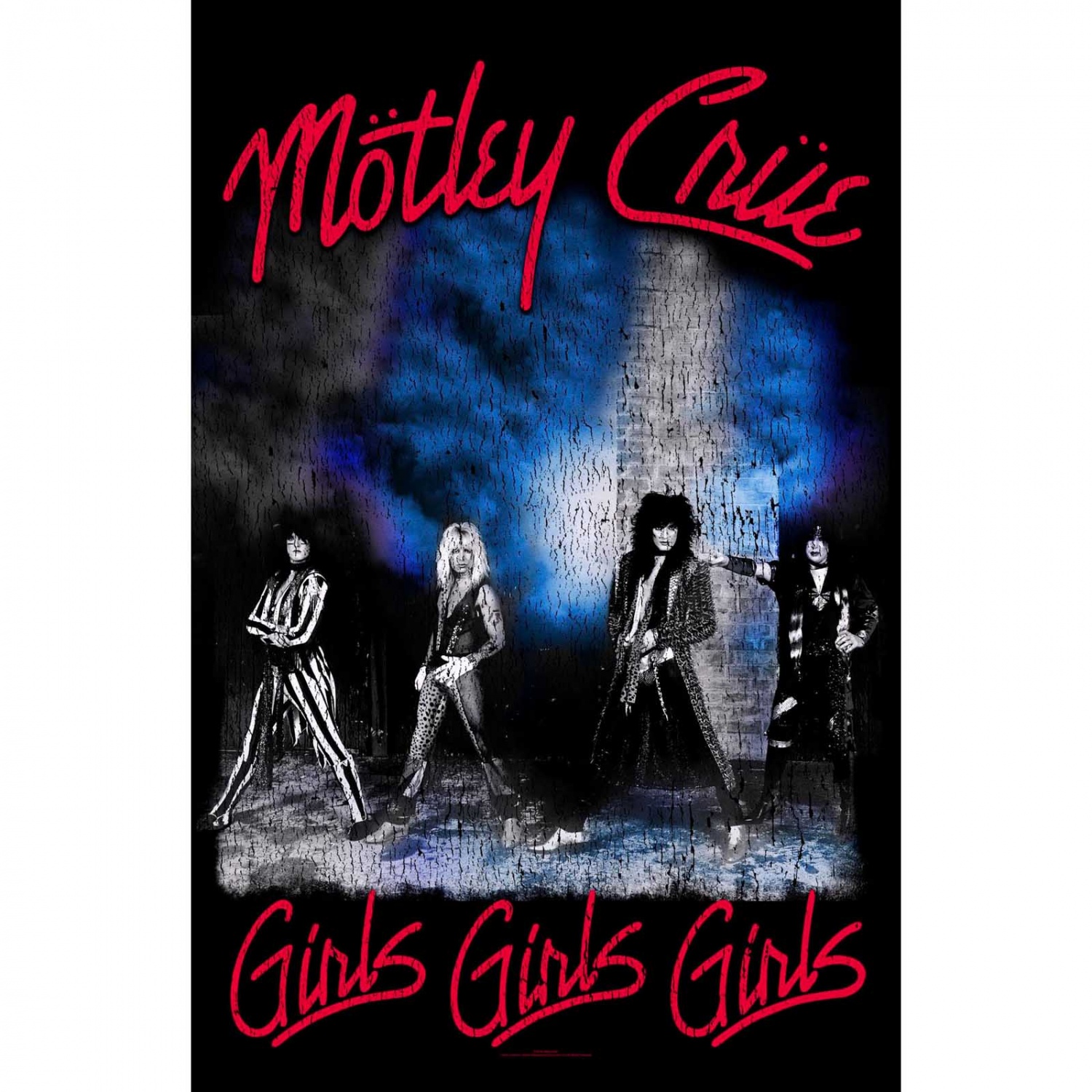 Motley Crue Girls Girls Girls Poster Flag