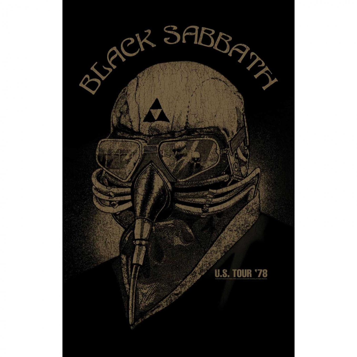 Black Sabbath U.S. Tour '78 Poster Flag