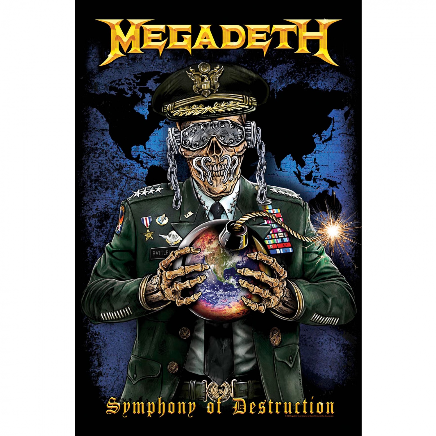 Megadeth Symphony of Destruction Poster Flag