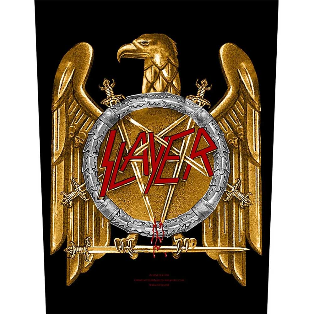 Slayer Gold Eagle Back Patch