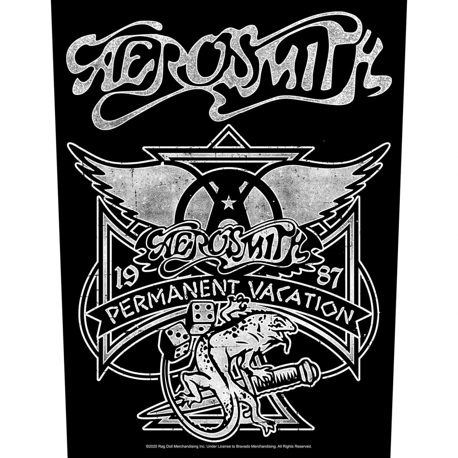 Aerosmith Permanent Vacation Back Patch