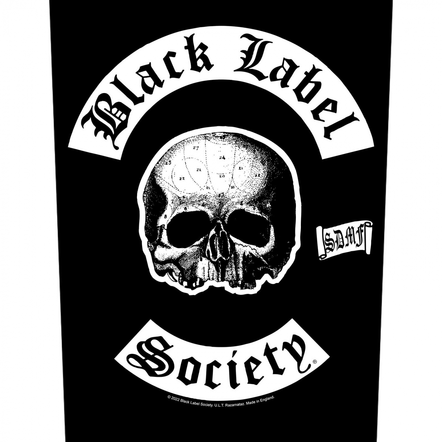Black Label Society Logo Back Patch
