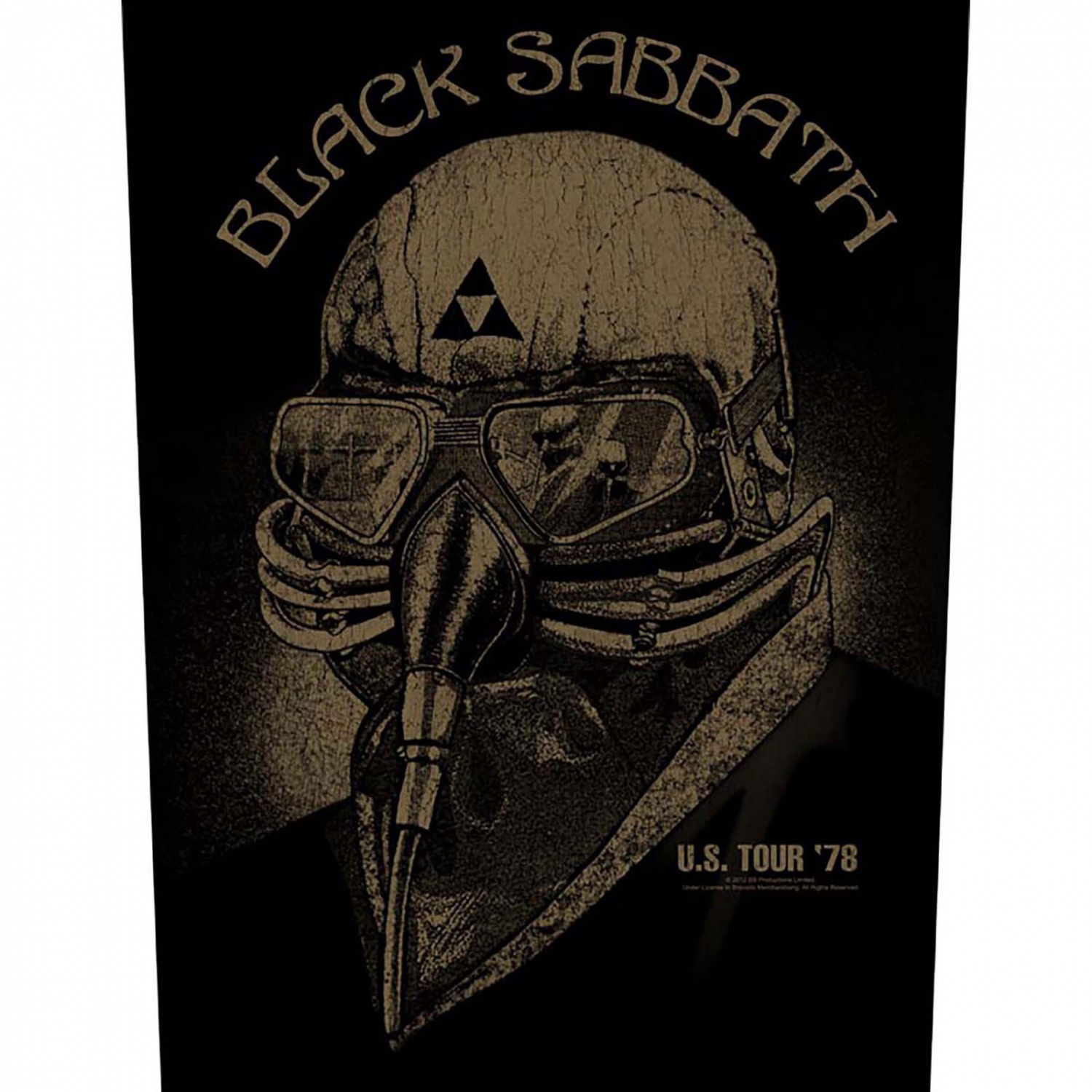 Black Sabbath U.S. Tour '78 Back Patch