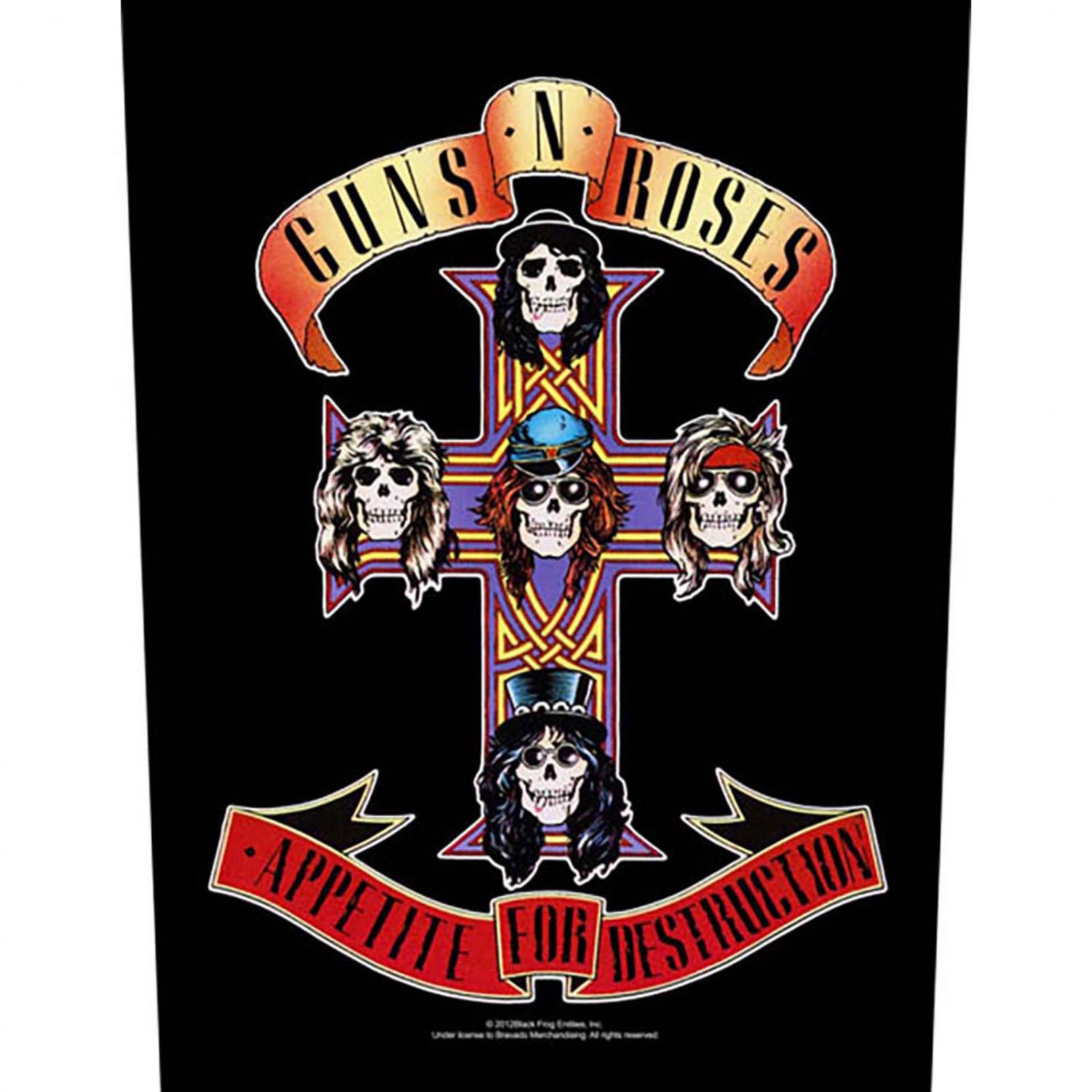 Guns n Roses Appetite For Destruction Back Patch