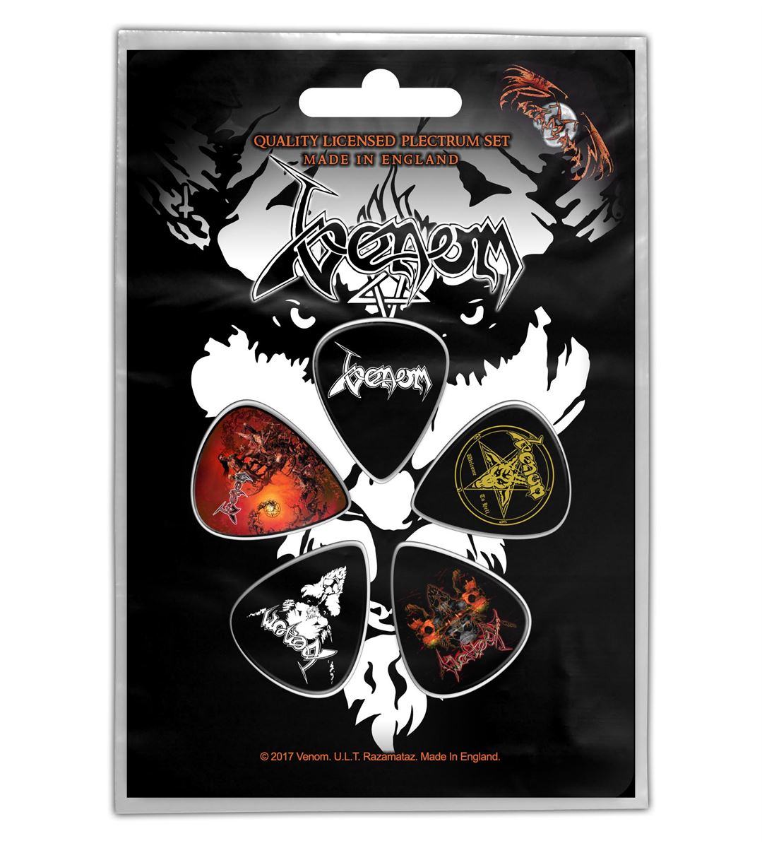 Venom Black Metal Plectrum Set