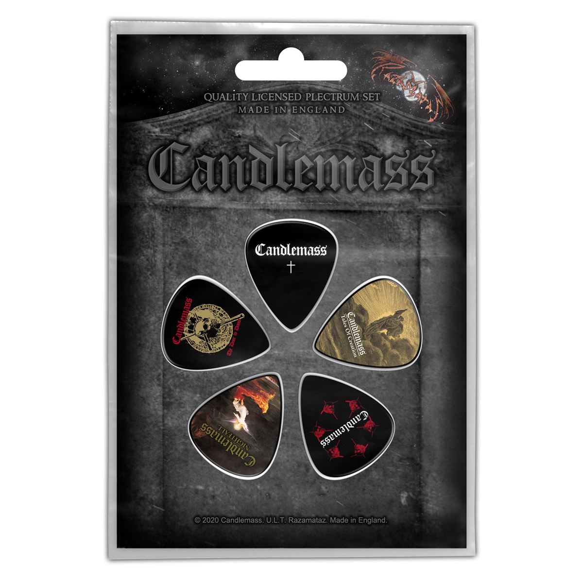 Candlemass Gravestone Plectrum Set