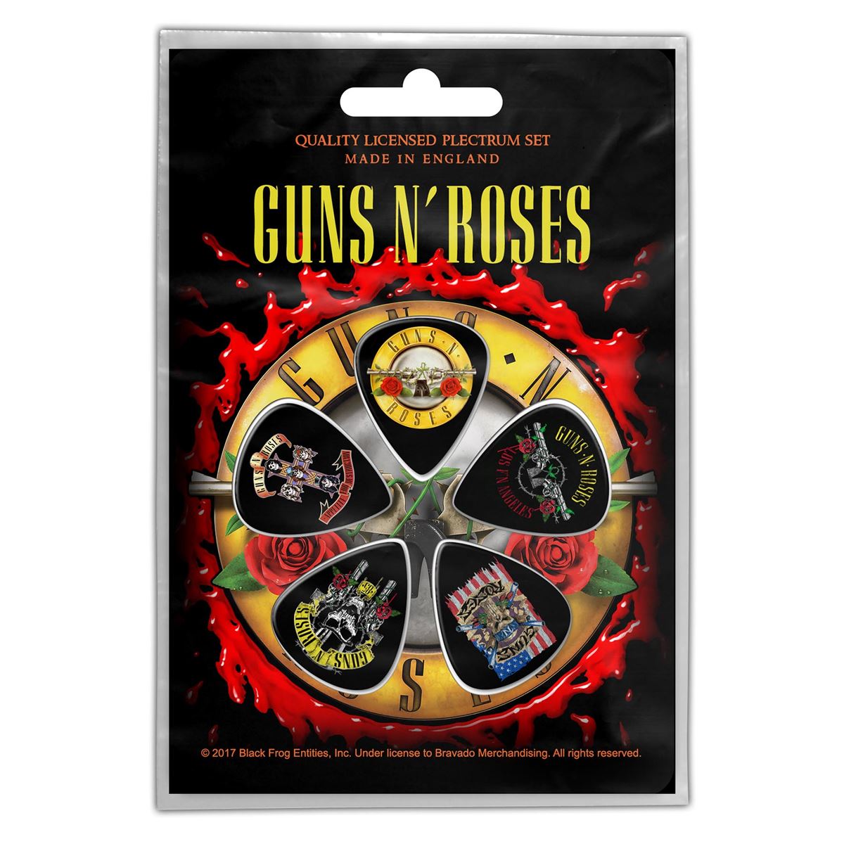 Guns n Roses Bullet Logo Plectrum Set