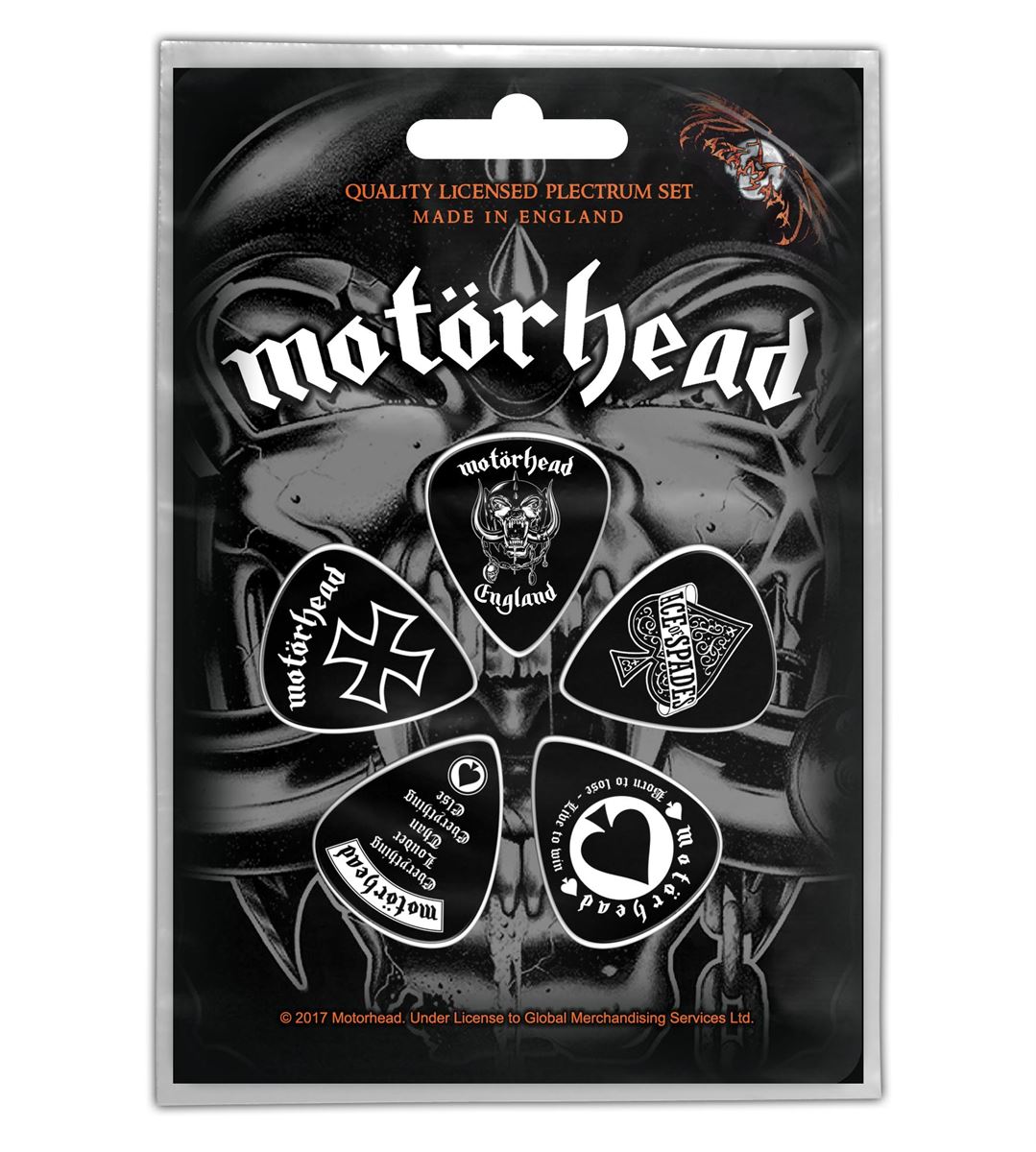 Motorhead England Plectrum Set