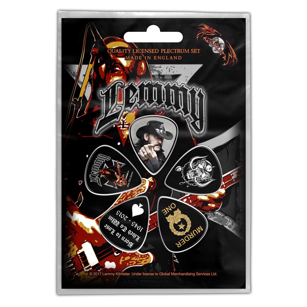 Lemmy Stone Deaf Forever Plectrum Set