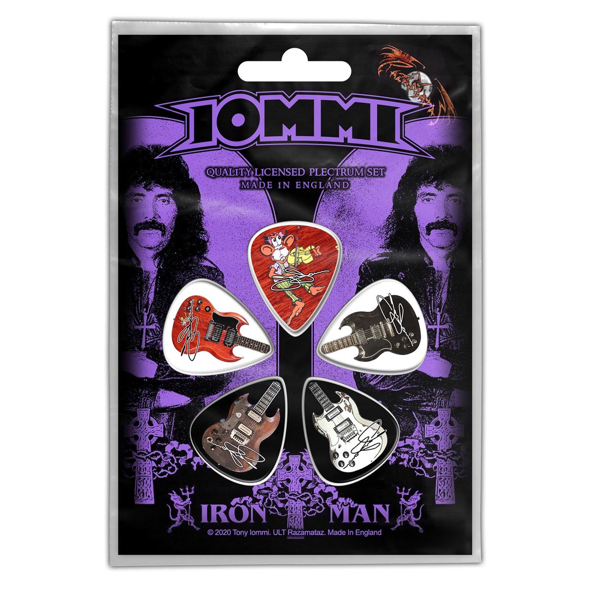 Tony Iommi Iron Man Plectrum Set