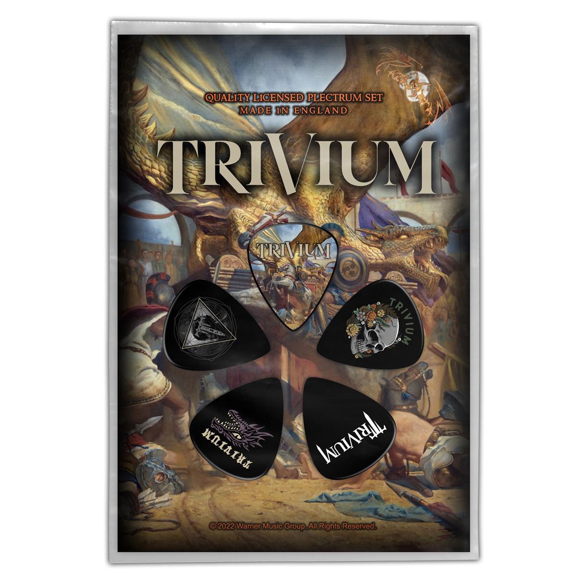 Trivium In The Court of The Dragon Plectrum Set