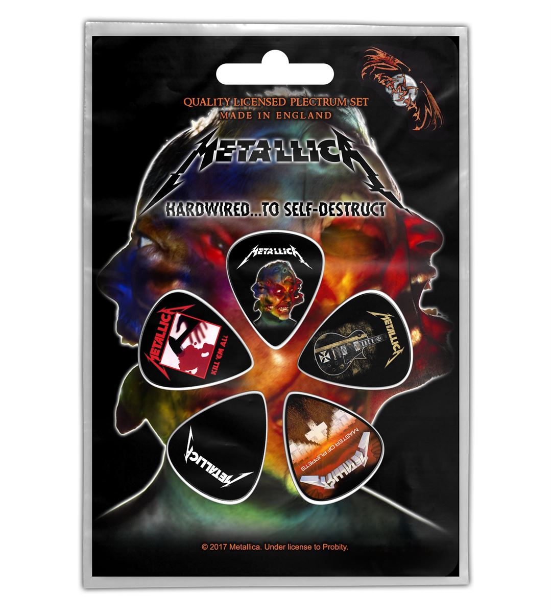 Metallica Hardwired...To Self-Destruct Plectrum Set