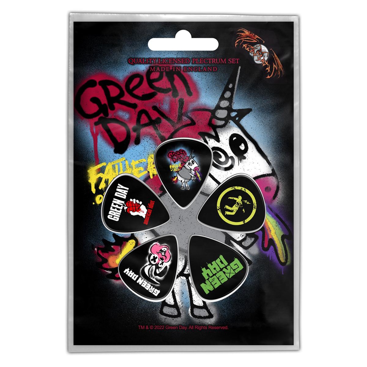Green Day Father Of All Plectrum Set