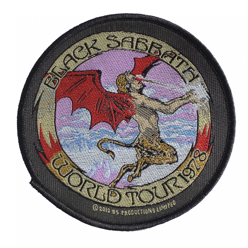 Black Sabbath World Tour 1978 Patch