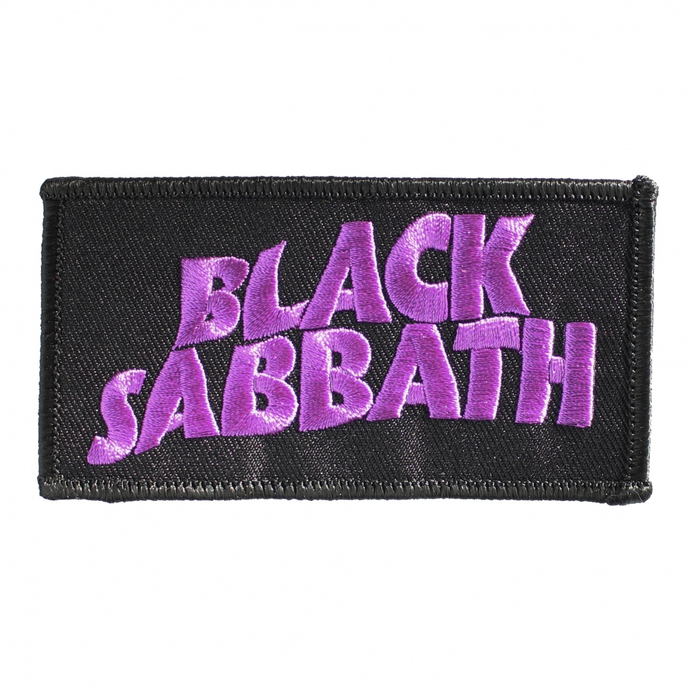 Black Sabbath Purple Logo Patch