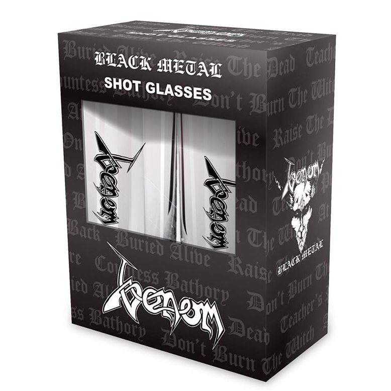 Venom Black Metal Shot Glasses