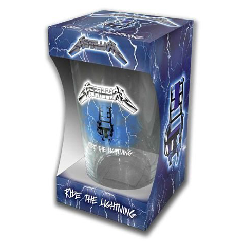 Metallica Ride The Lightning Beer Glass