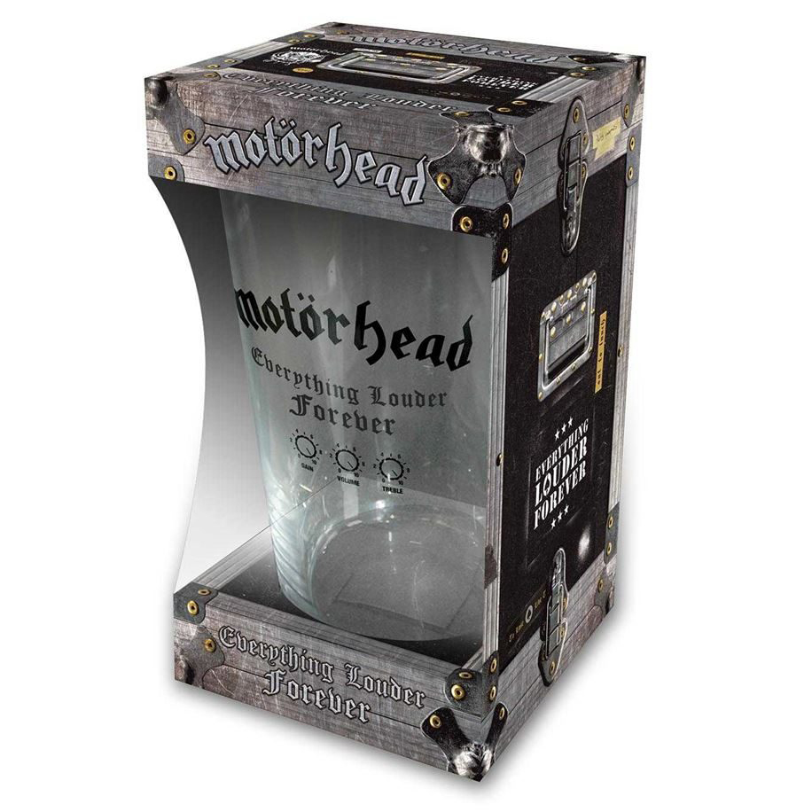 Motorhead Everything Louder Forever Beer Glass