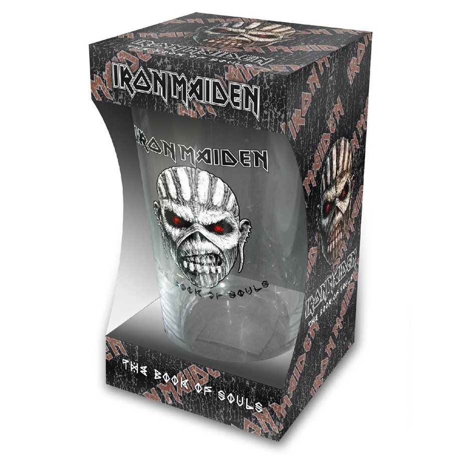 Iron Maiden The Book Of Souls Beer Glass