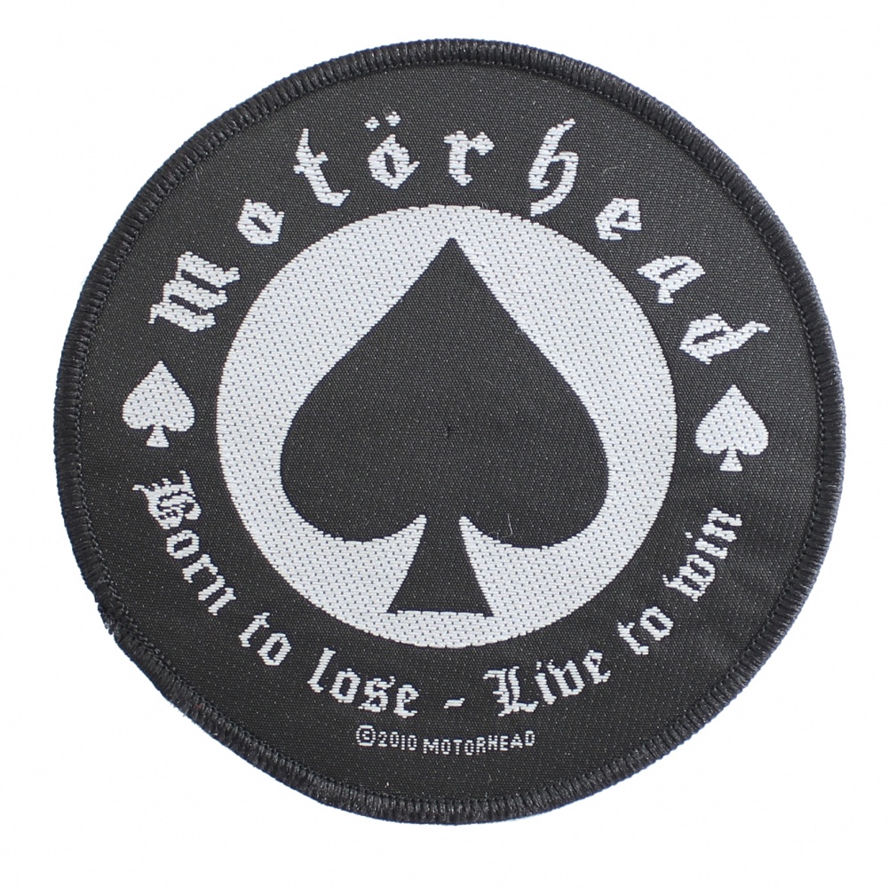 Motorhead Born To Lose Live To Win Patch