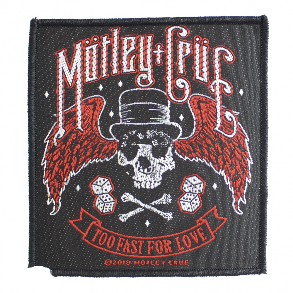 Motley Crue Too Fast For Love Patch