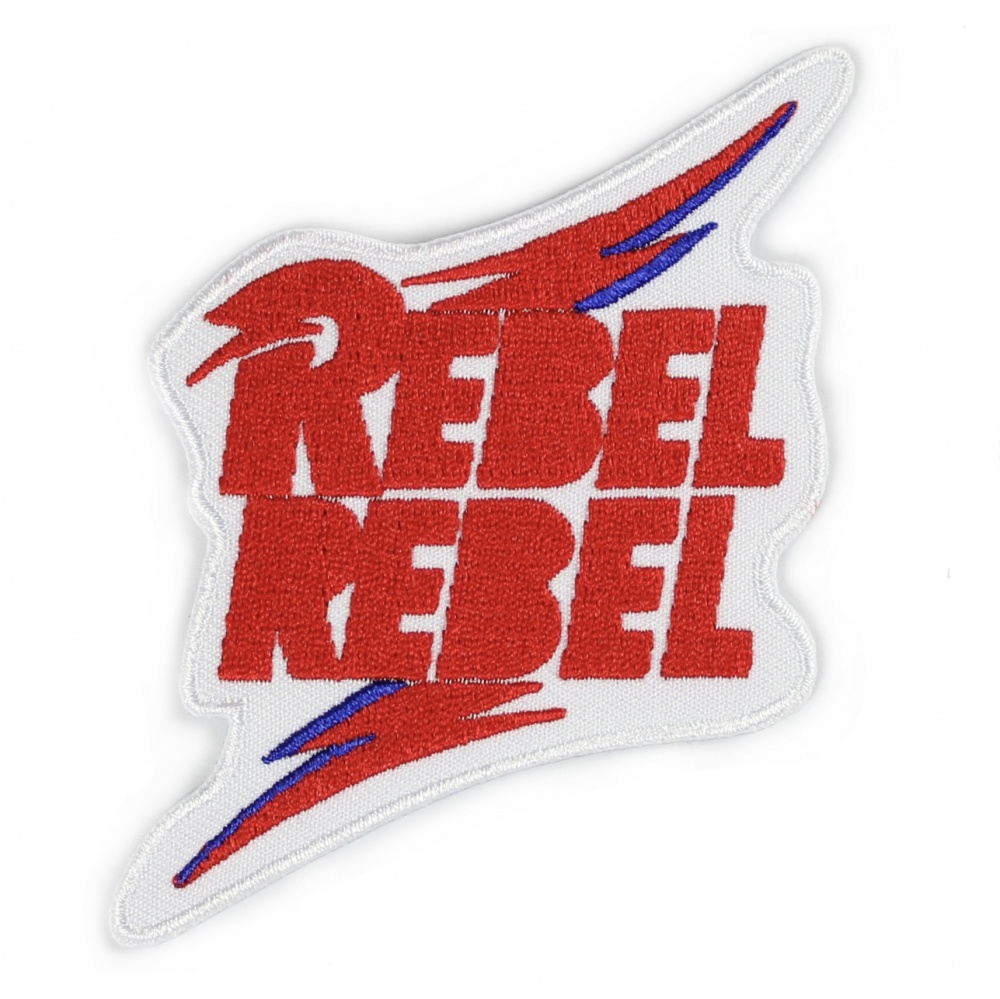 David Bowie Rebel Rebel Logo Patch