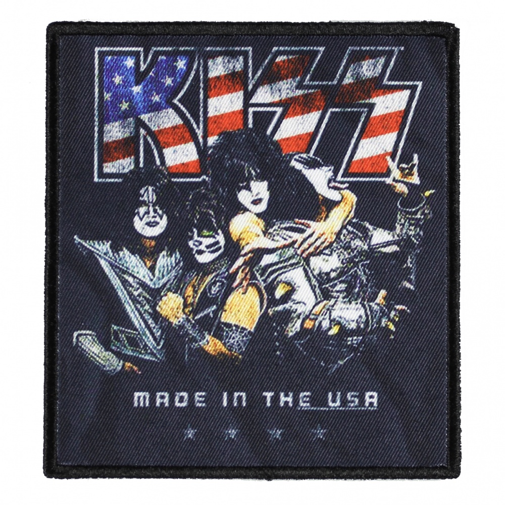 KISS Made In The USA Patch