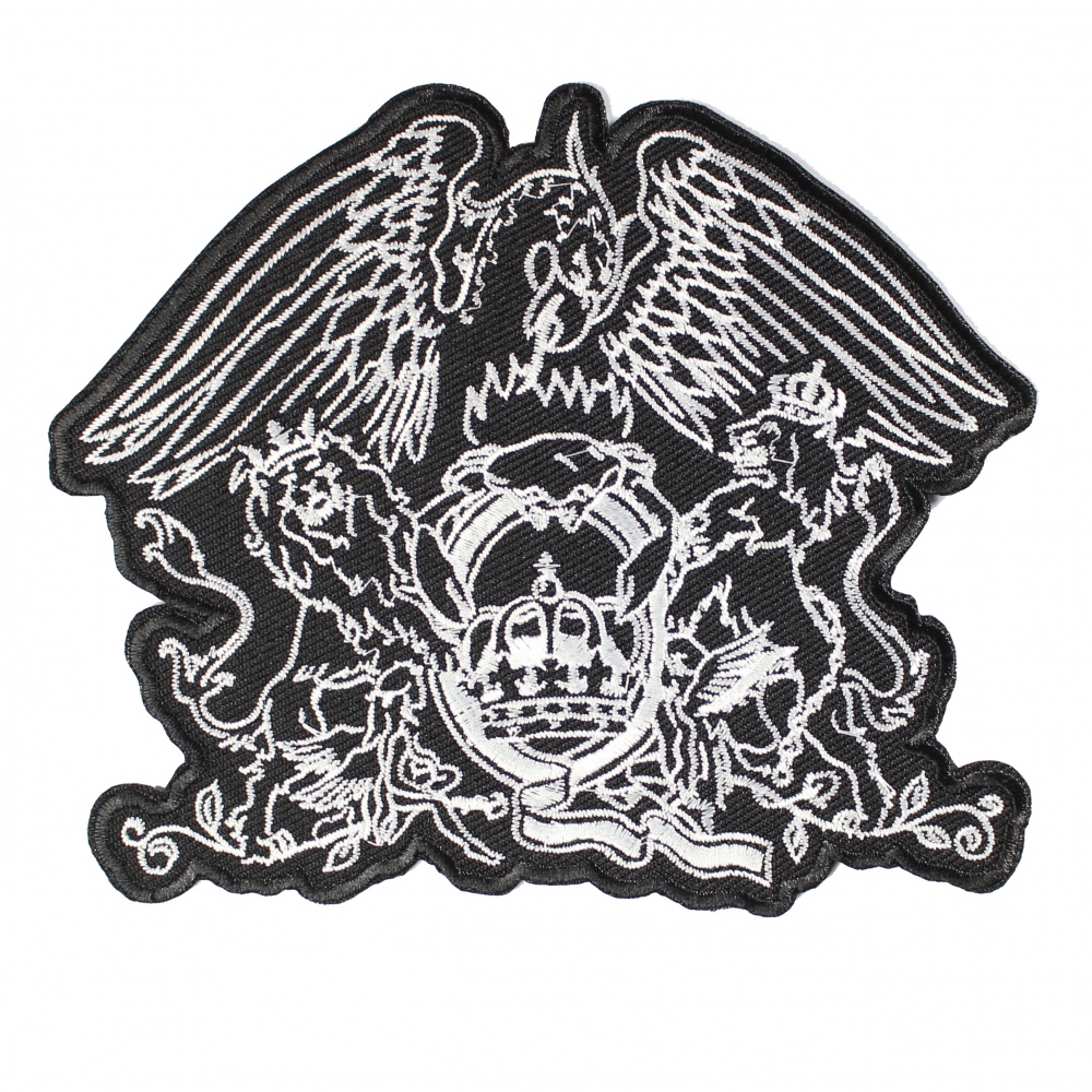 Queen Cut Out Crest Logo Patch
