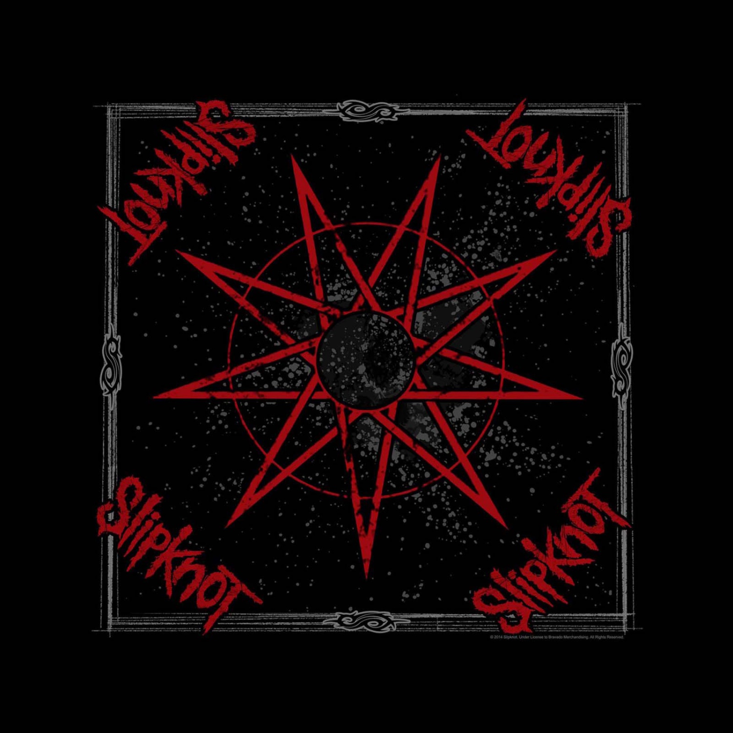 Slipknot Nonogram Logo Bandana