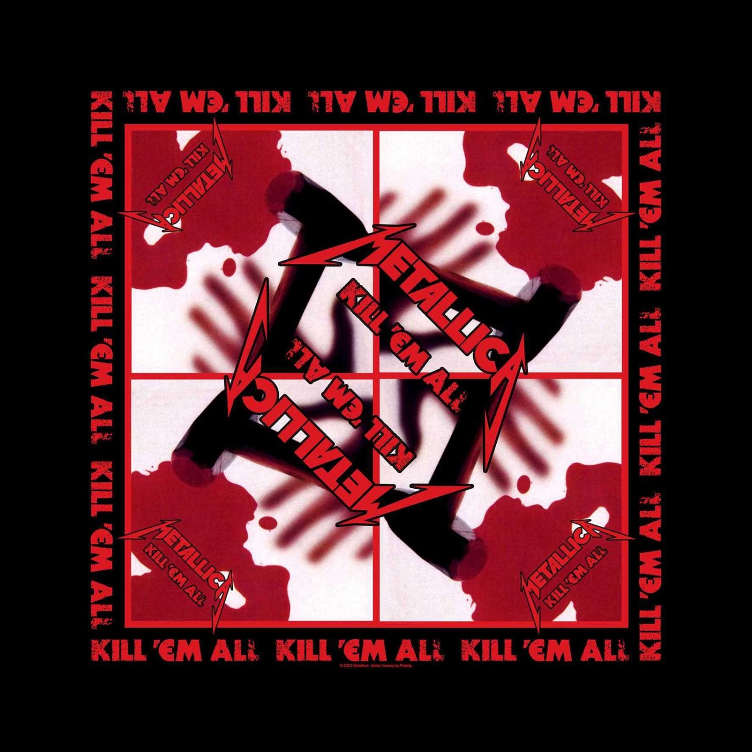 Metallica Kill Em All Bandana