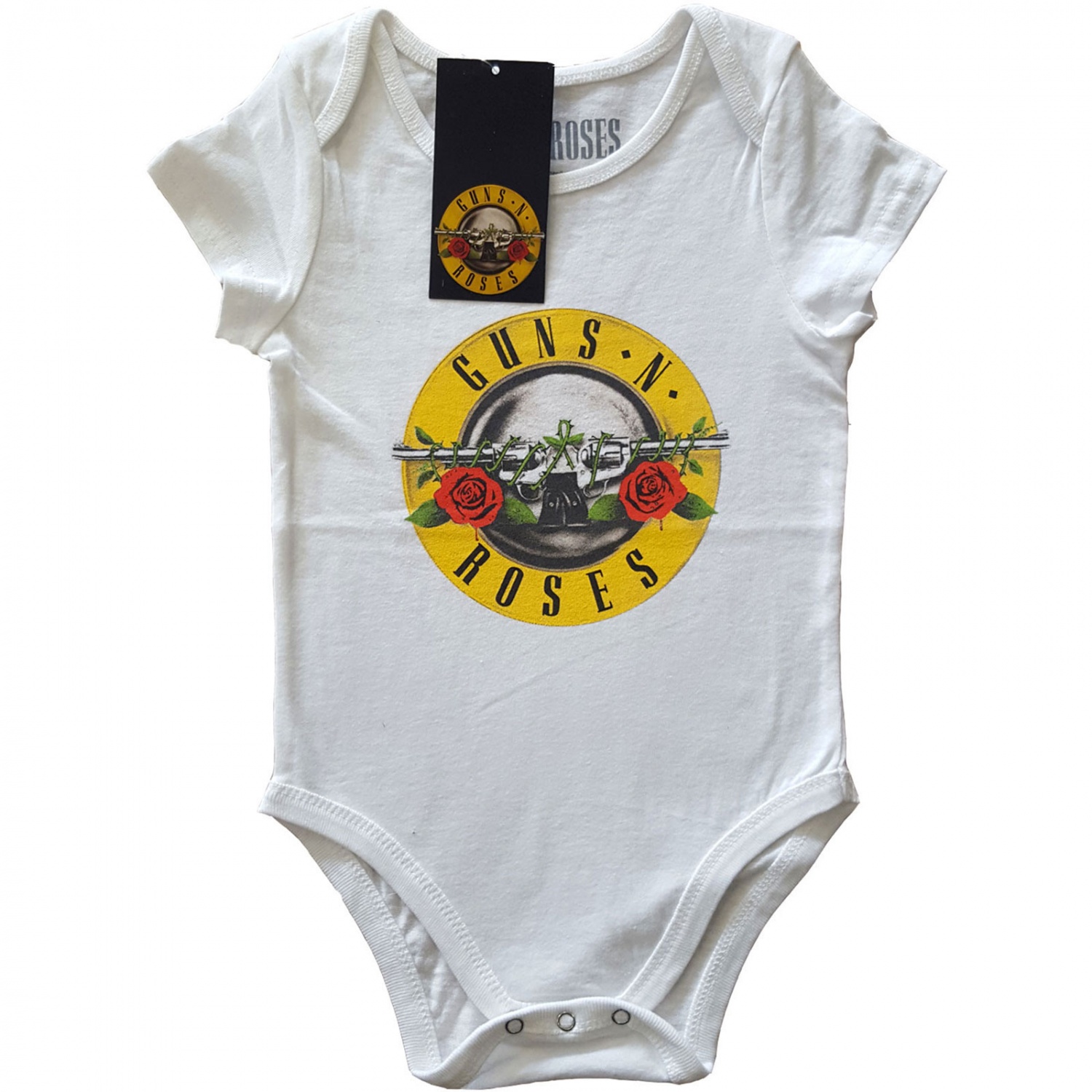 Guns n Roses Bullet Logo Baby Grow