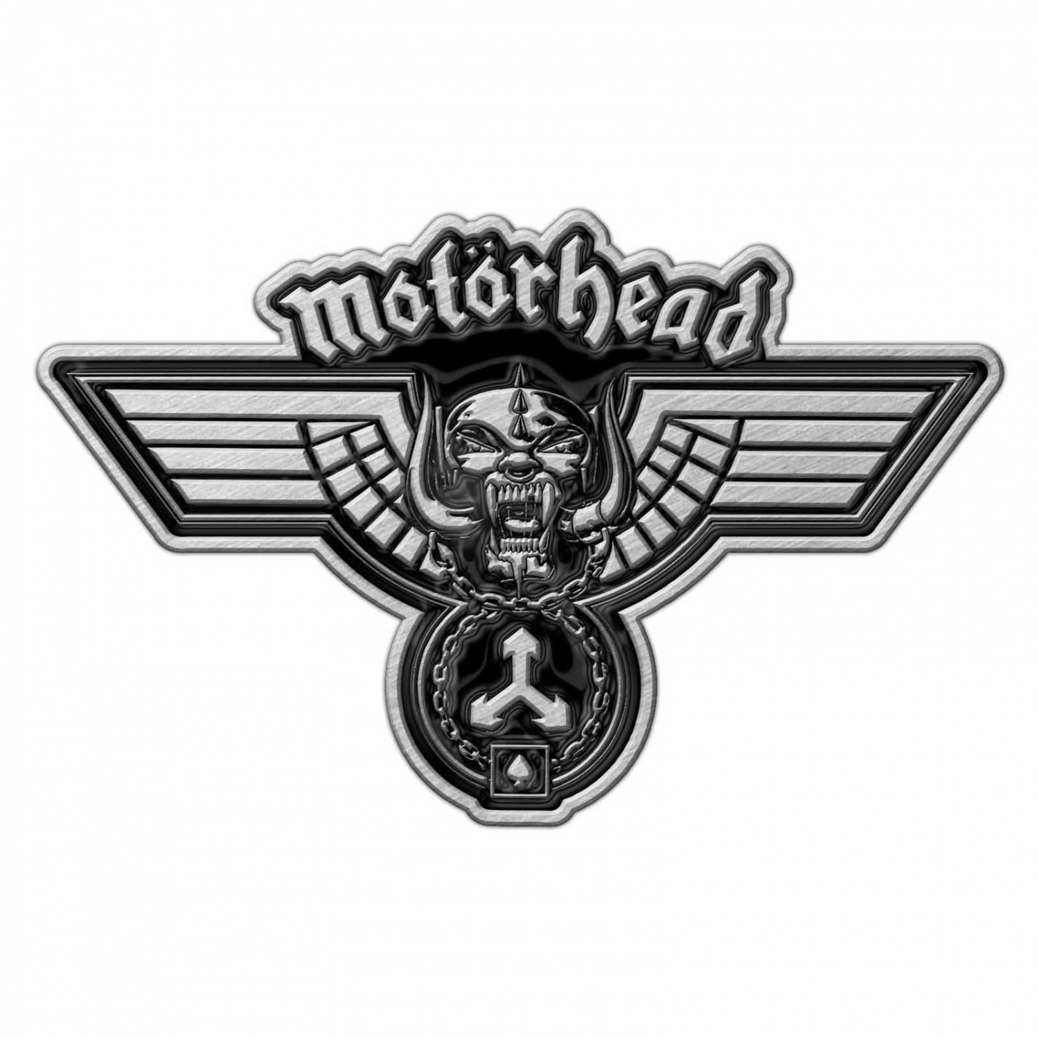 Motorhead Hammered Pin Badge