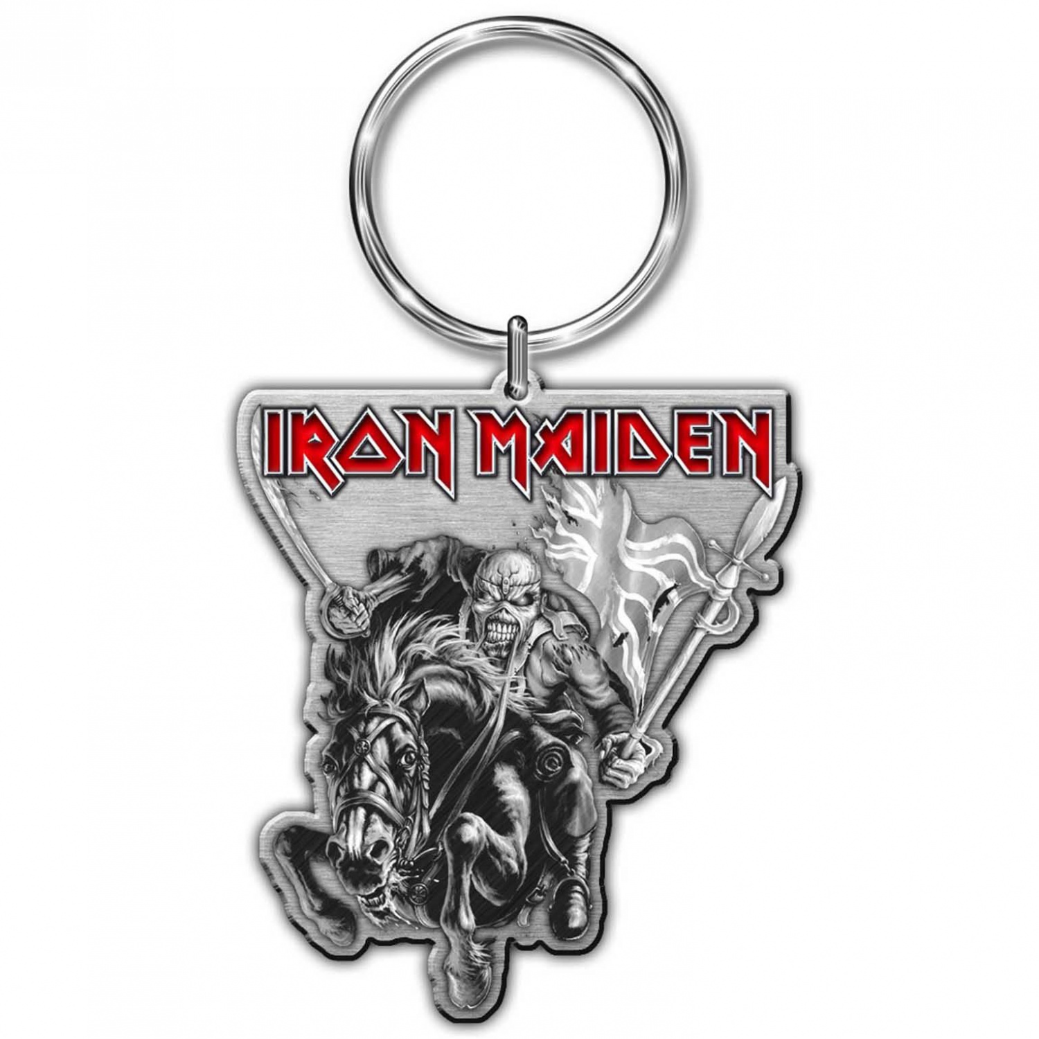 Iron Maiden England Metal Keyring