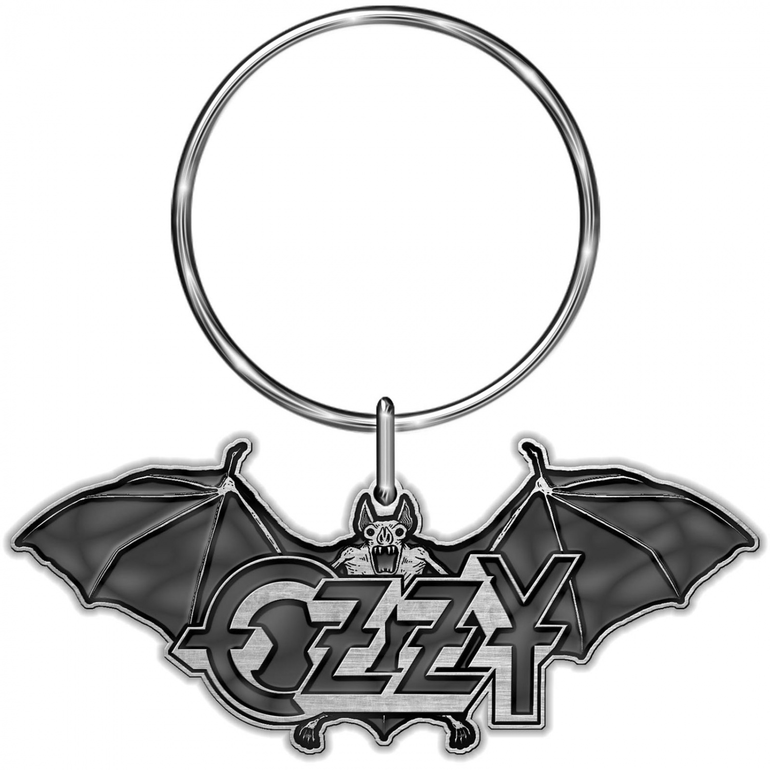 Ozzy Osbourne Ordinary Man Logo Metal Keyring