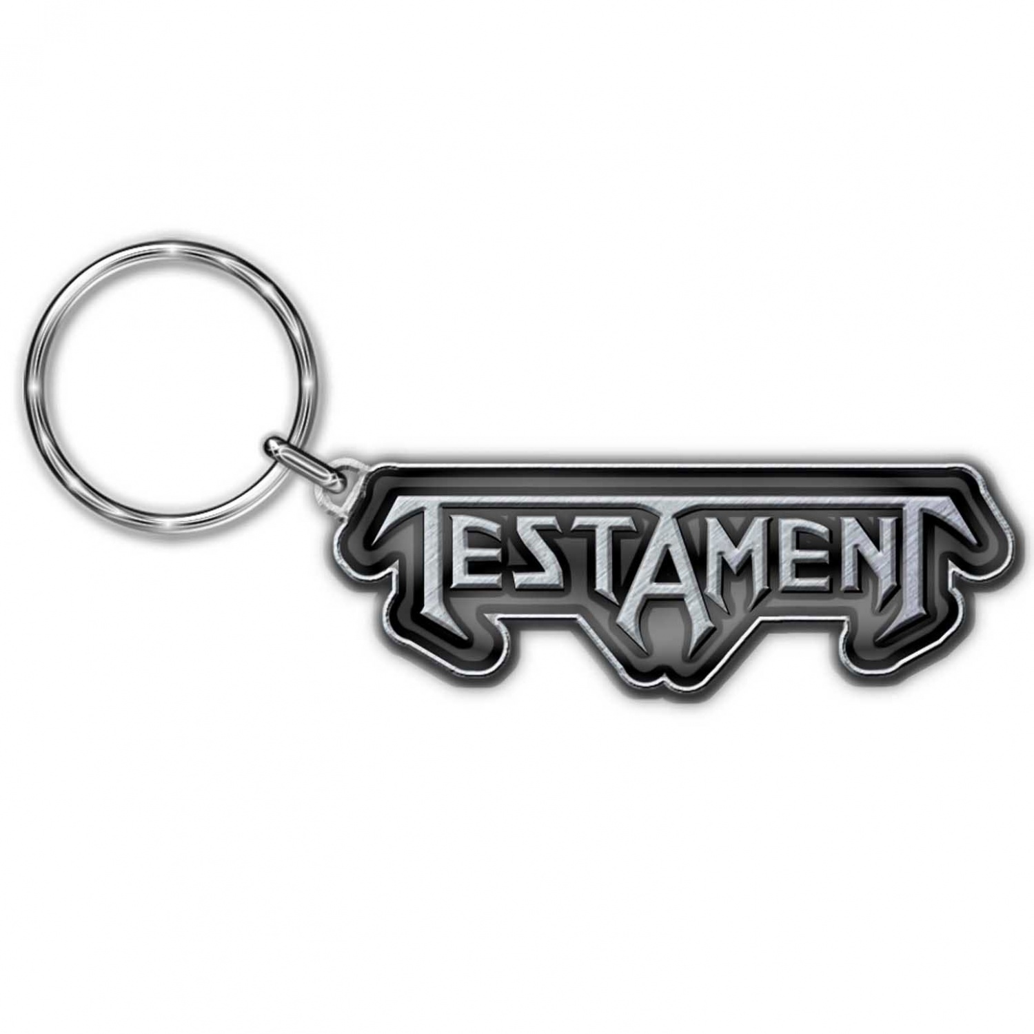 Testament Logo Metal Keyring