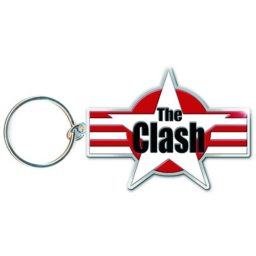 The Clash Stars & Stripes Logo Metal Keyring