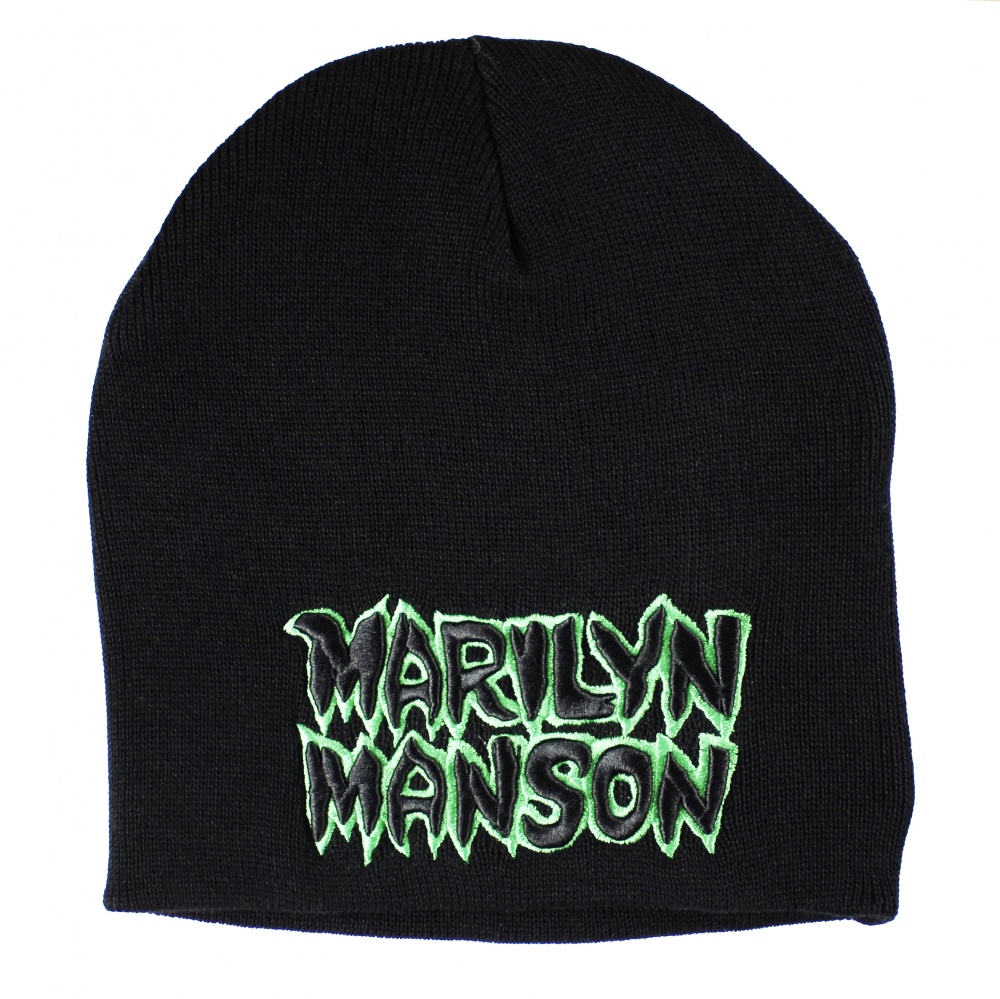 Marilyn Manson Logo Beanie Hat