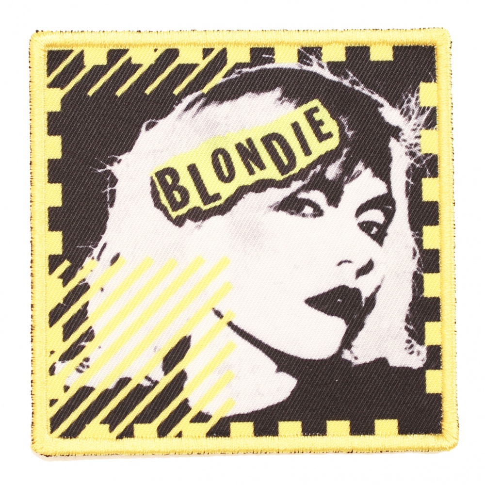 Blondie Punk Logo Portrait Patch