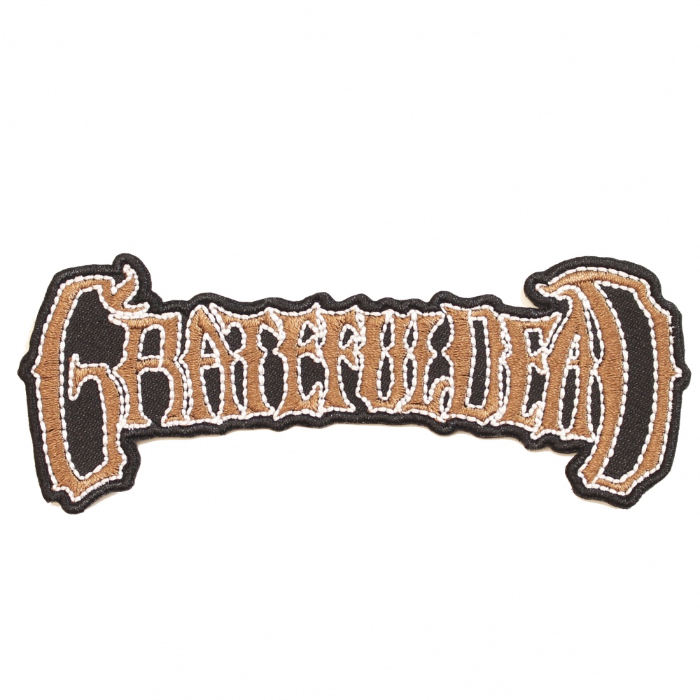 Grateful Dead Gold Logo Patch