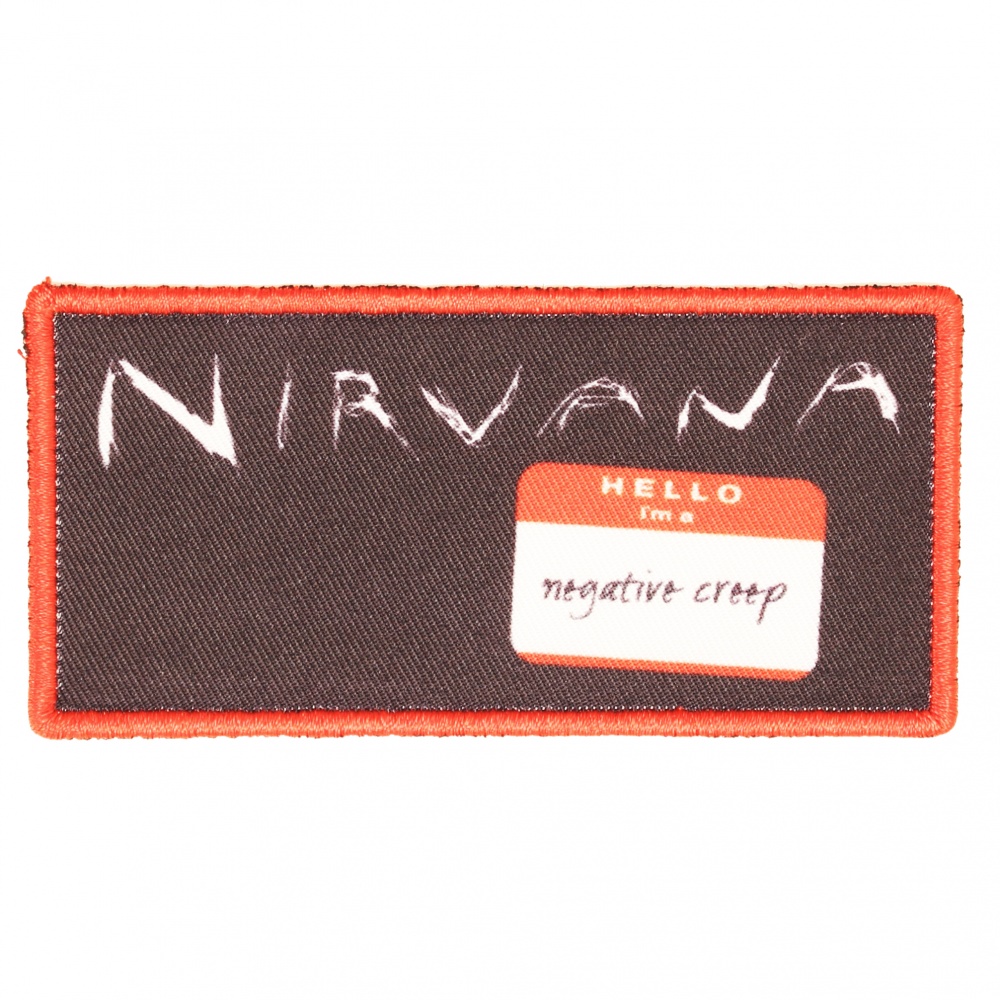 Nirvana Hello I'm a Negative Creep Patch
