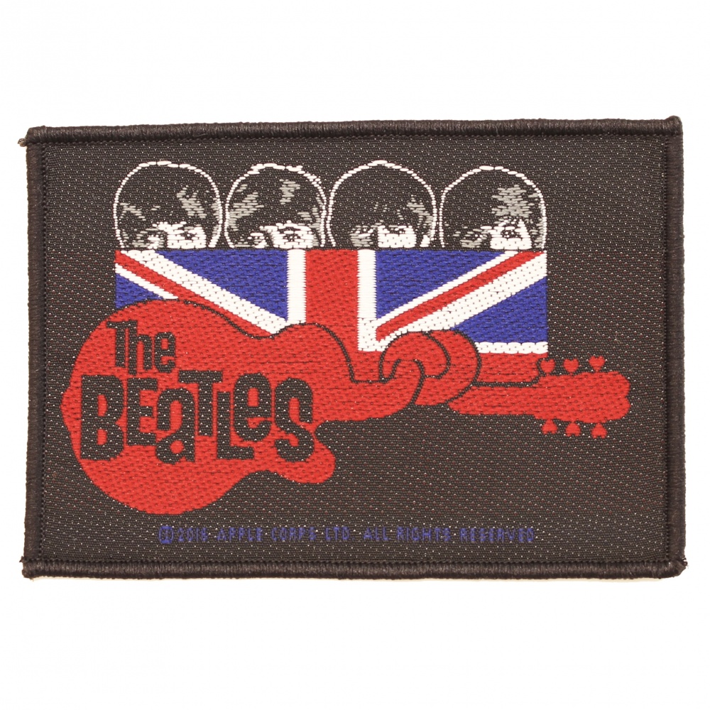 The Beatles Guitar Logo Patch