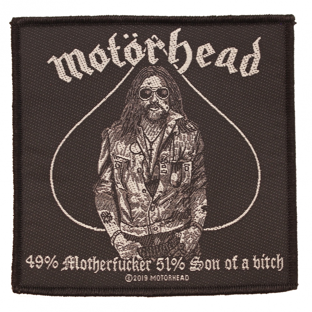 Motorhead 49% Motherfucker Patch