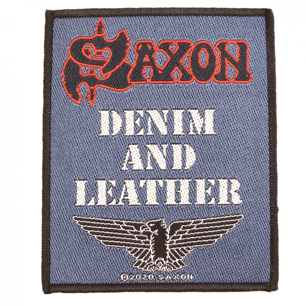 Saxon Denim And Leather Patch