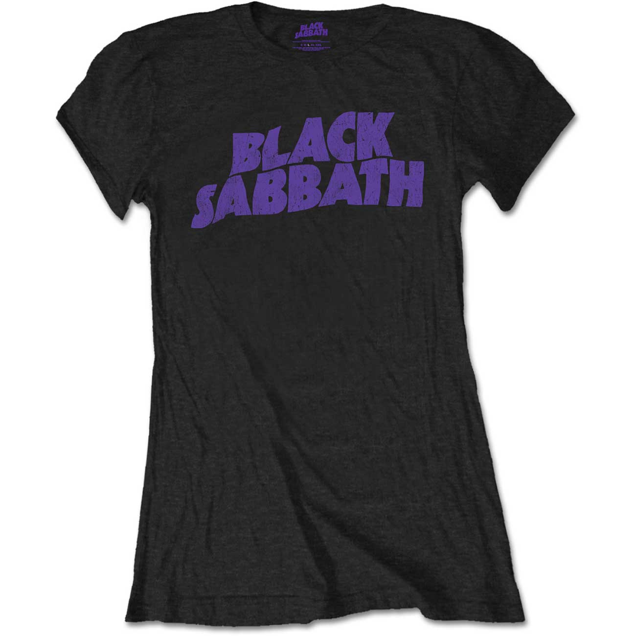 Black Sabbath Purple Logo Ladies T-Shirt