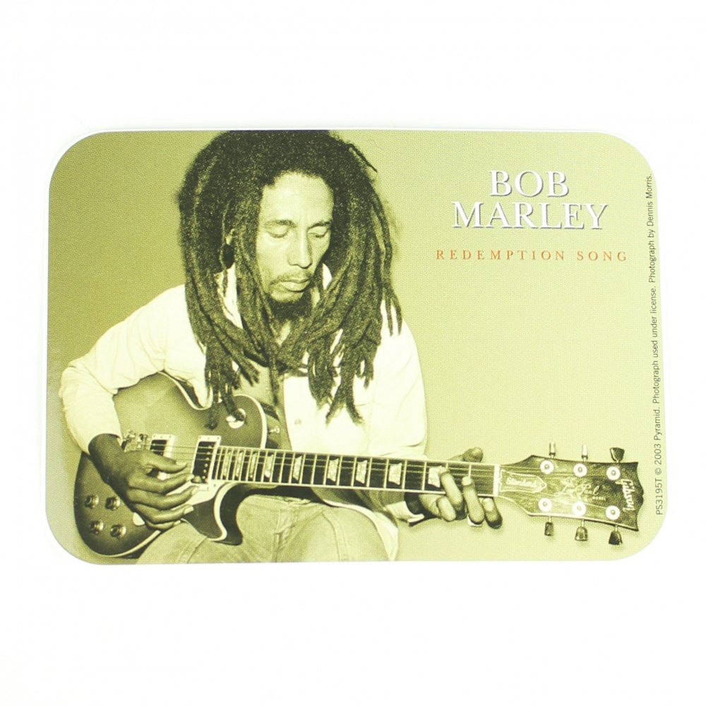 Bob Marley Redemption Song Vinyl Sticker