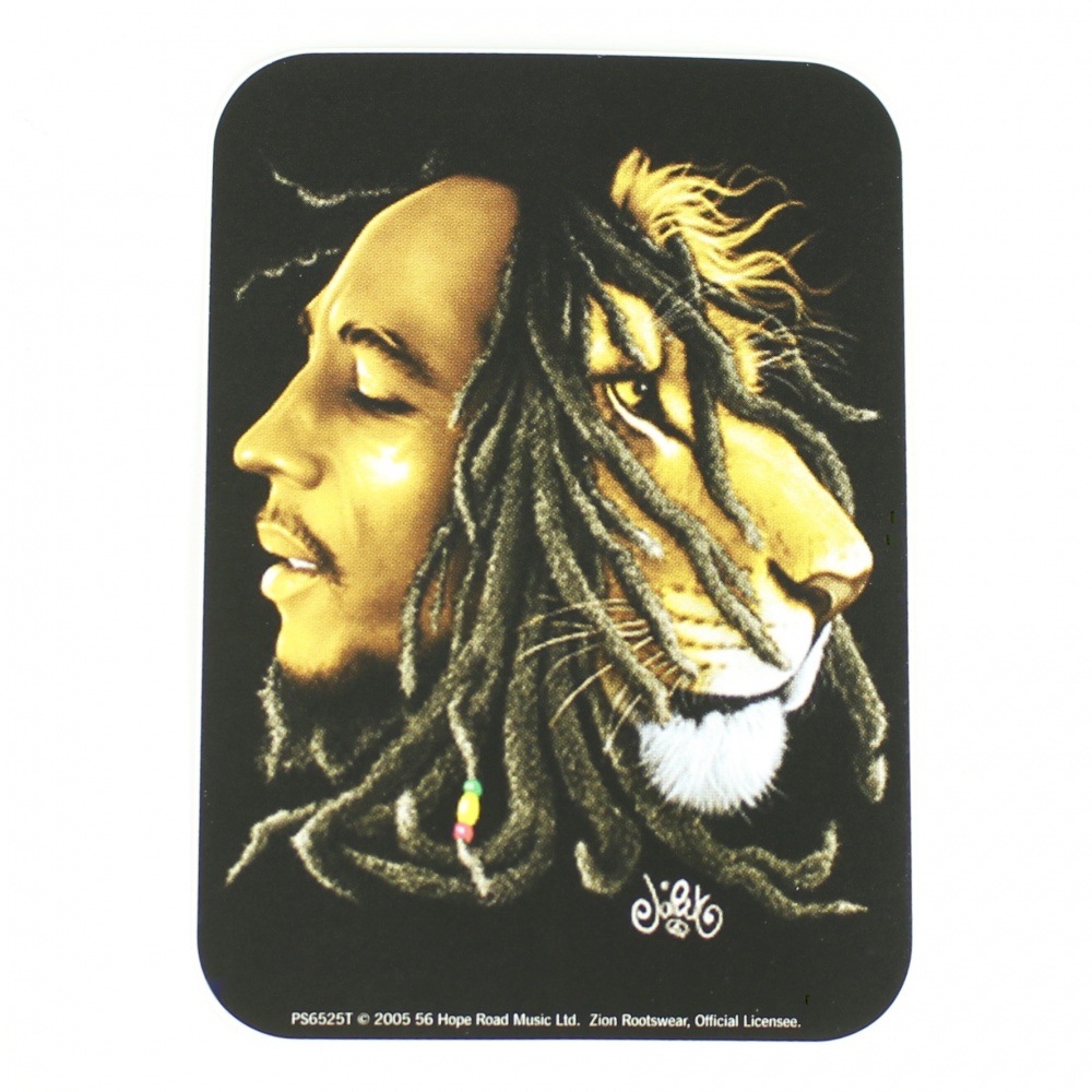 Bob Marley Lion Vinyl Sticker