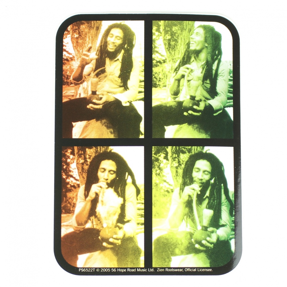 Bob Marley Bong Vinyl Sticker