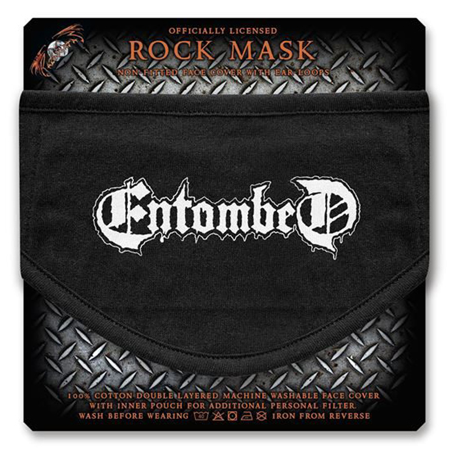 Entombed Logo Face Mask